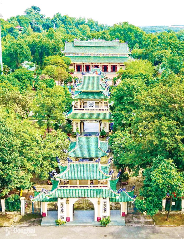 Văn miếu Trấn Biên tọa lạc tại phường Trấn Biên, đô thị trung tâm của thành phố Đồng Nai. Ảnh: Công Nghĩa