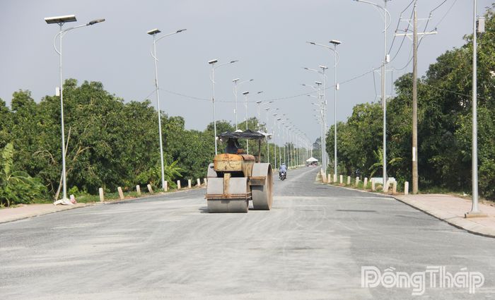 Dự án đang hoàn thiện những hạng mục cuối cùng.