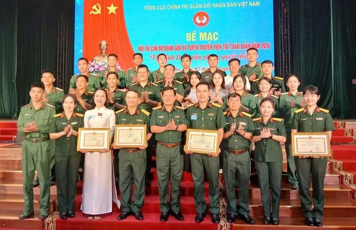 Quân đoàn 34 đạt nhiều thành tích cao tại Hội thi cán bộ Đoàn giỏi và tuyên truyền viên trẻ toàn quân năm 2026. Ảnh: ĐVCC