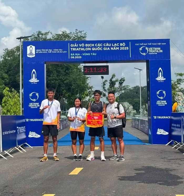  Kết quả khả quan tại Giải vô địch các Câu lạc bộ triathlon Quốc gia năm 2025 tăng thêm niềm tin cho các thành viên đội tuyển triathlon Gia Lai. Ảnh: ĐVCC 