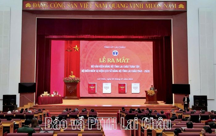 Tỉnh ủy Lai Châu tổ chức Lễ ra mắt công bố các công trình lịch sử Đảng của tỉnh.