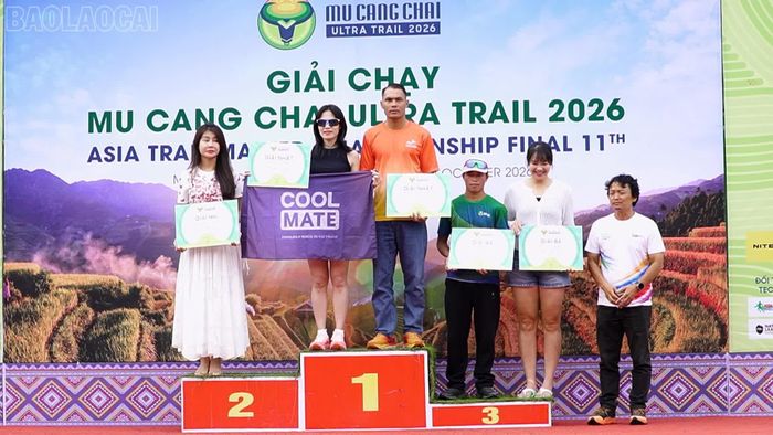 Các vận động viên nam xuất sắc tại cự ly chung kết 75 km Asia Trail Master 2026.