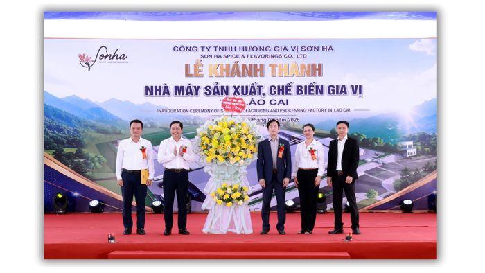  Công ty TNHH Hương gia vị Sơn Hà - doanh nghiệp 100% vốn đầu tư nước ngoài khánh thành Nhà máy sản xuất, chế biến gia vị tại xã Xuân Ái. 