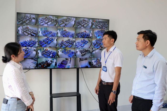 Hệ thống camera giúp Trường THCS - THPT Nguyễn Khuyến phát hiện sớm những mâu thuẫn giữa học sinh