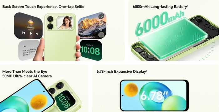 Các tính năng chính của điện thoại
