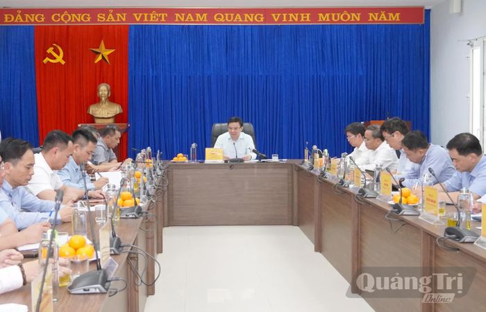 Quang cảnh buổi làm việc - Ảnh: N.H