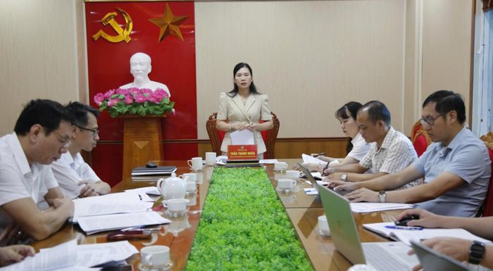 Phó chủ tịch UBND tỉnh Lạng Sơn Trần Thanh Nhàn phát biểu kết luận cuộc họp.
