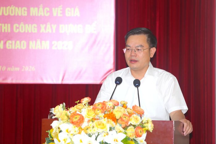 Ông Hoàng Văn Đồng, Giám đốc Sở Xây dựng Thanh Hóa cho biết sẽ kiểm tra các mỏ khoáng sản công bố giá nhưng không có hàng bán ra thị trường.