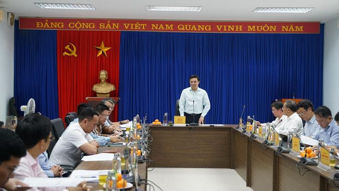 Bộ trưởng Bộ Công thương Lê Mạnh Hùng cùng đoàn công tác làm việc với tỉnh Quảng Trị cùng các đơn vị liên quan về tiến độ các dự án tại Trung tâm Điện lực Quảng Trạch.