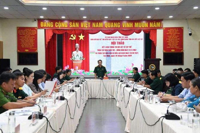 Ban Chỉ đạo 515 tỉnh Tây Nin tổ chức hội thảo, thu thập ý kiến từ các cơ quan, đơn vị liên quan