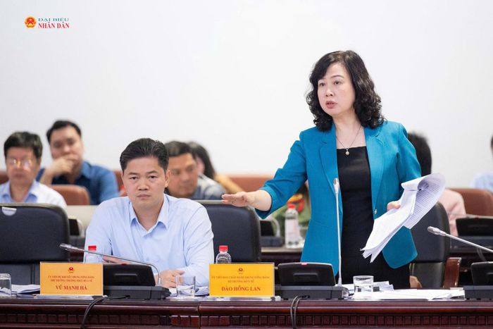 Bộ trưởng Bộ Y tế Đào Hồng Lan phát biểu