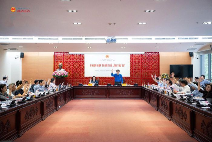 Đại biểu biểu quyết thông qua Báo cáo thẩm tra của Ủy ban