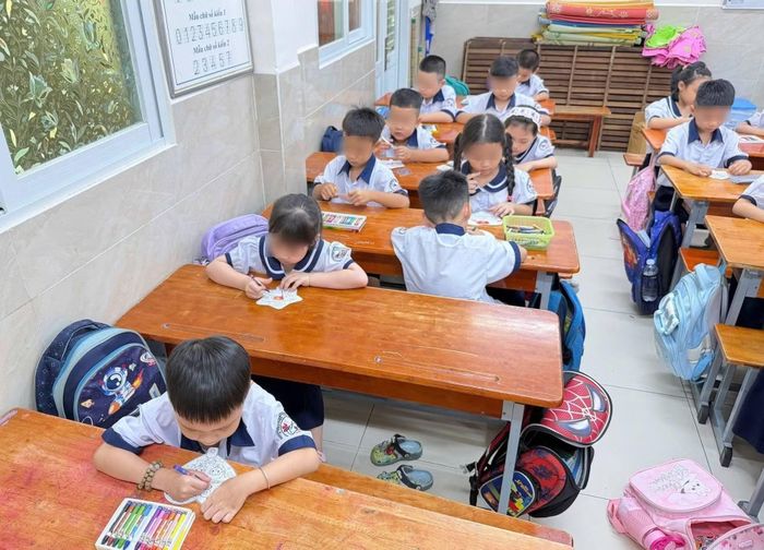 Một tiết học của học sinh Trường Tiểu học Nguyễn Thị Minh Khai.