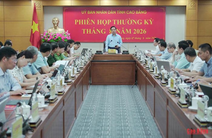 Chủ tịch UBND tỉnh Lê Hải Hòa chủ trì phiên họp thường kỳ UBND tỉnh triển khai phương hướng, nhiệm vụ những tháng cuối năm 2026.