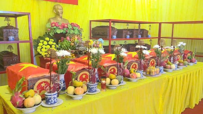 Hành trình tìm và đưa các anh hùng liệt sĩ trở về với gia đình. ảnh UBND xã VB