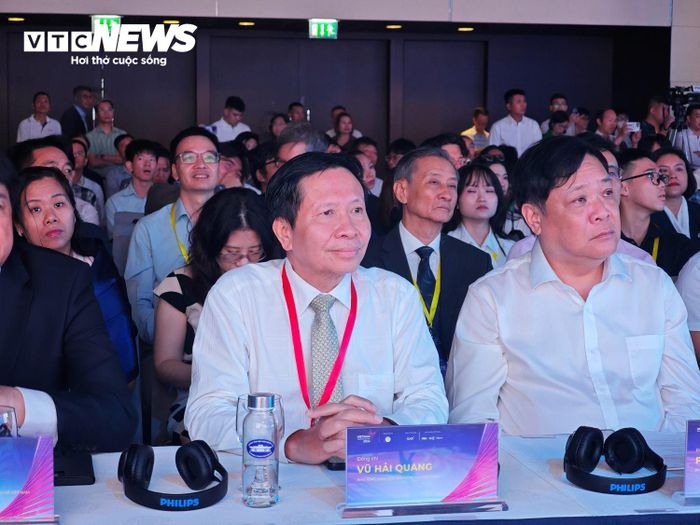 Ông Vũ Hải Quang, Phó Tổng Giám đốc Đài Tiếng nói Việt Nam, tham dự Lễ hưởng ứng Ngày hội Đổi mới sáng tạo quốc gia năm 2026. (Ảnh: Hùng Cường)
