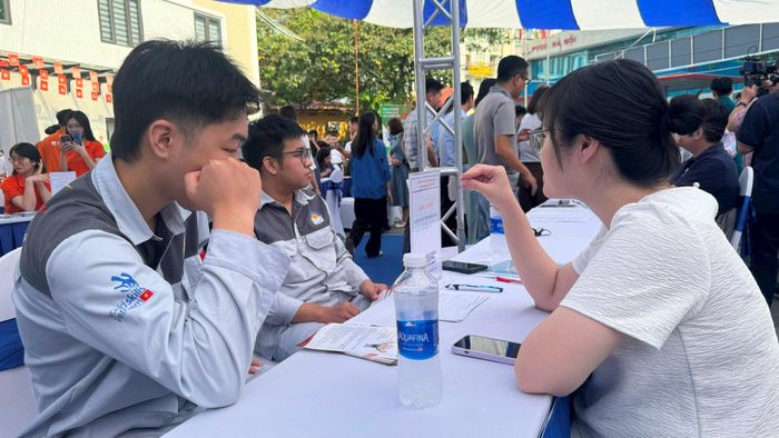 Các sinh viên giỏi nghề luôn có nhiều cơ hội việc làm. Ảnh: Mai Hoa
