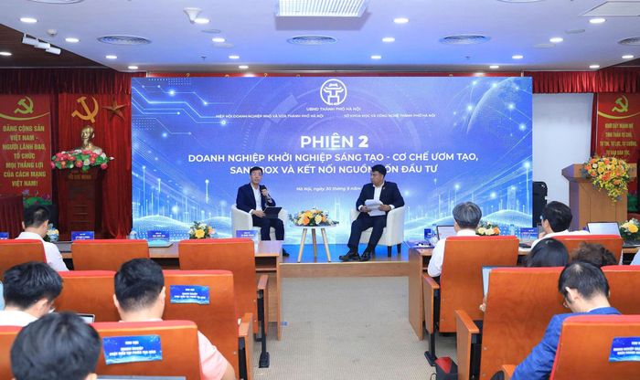 Hà Nội tổ chức Hội nghị xử lý điểm nghẽn của doanh nghiệp khoa học và công nghệ, khởi nghiệp sáng tạo và công nghệ số. Ảnh: Xuân Hải