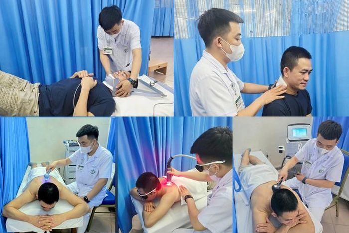 Phục hồi chức năng không phải "bước phụ" sau điều trị thoát vị đĩa đệm mà là một thành phần quan trọng của quá trình phục hồi chức năng vận động và phòng tái phát. Ảnh BV Bạch Mai