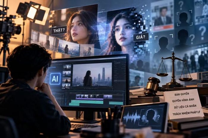 AI đang mở rộng khả năng sáng tạo video nhưng đồng thời cũng đặt ra những câu hỏi về bản quyền, quyền hình ảnh, dữ liệu cá nhân và trách nhiệm pháp lý