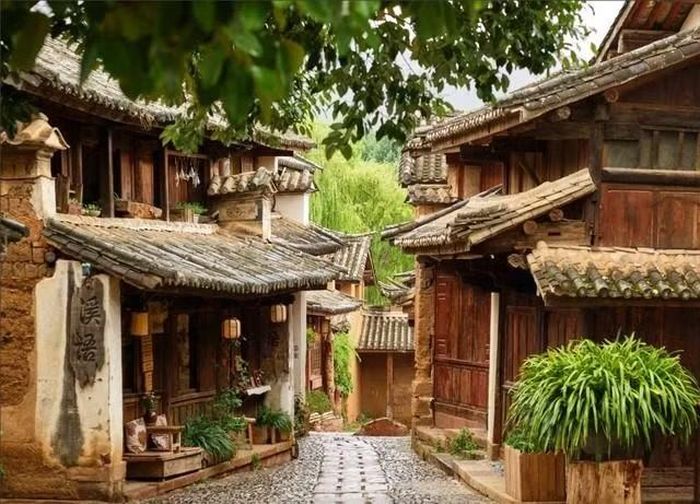 Sa Khê cổ trấn - bối cảnh phim Đi đến nơi có gió ở Vân Nam, Trung Quốc