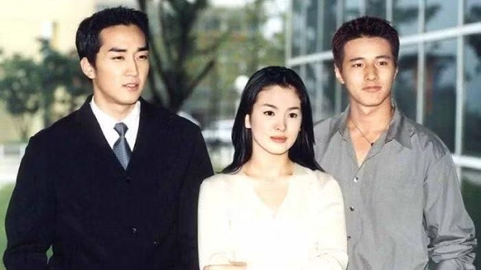 Song Seung Hun, Song Hye Kyo và Won Bin - 3 diễn viên chính của phim "Trái tim mùa thu"