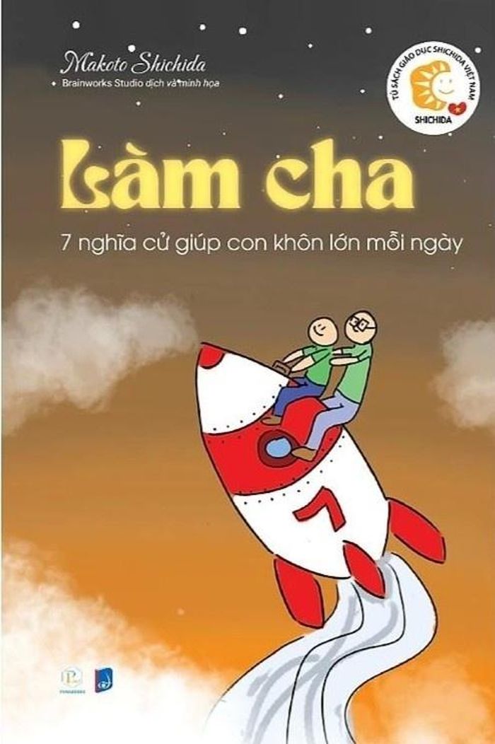 Cuốn "Làm Cha - 7 nghĩa cử giúp con khôn lớn mỗi ngày" khuyến khích các ông bố thay đổi cách nhìn nhận về vai trò của mình và tham gia tích cực hơn vào việc nuôi dạy con. Ảnh: Tiki.