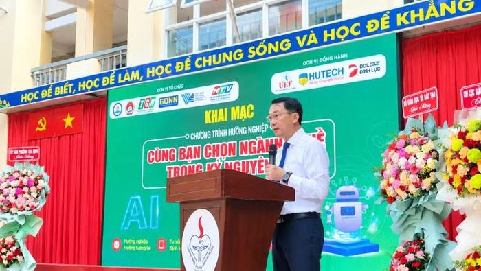 Ông Lê Thắng Lợi, Giám đốc Trung tâm Phát triển Giáo dục và Đào tạo phía nam, Bộ Giáo dục và Đào tạo. (Ảnh: CAO TÂN)