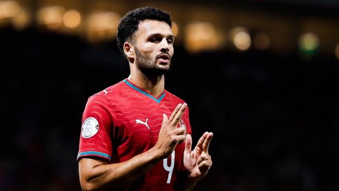 Goncalo Ramos đang thể hiện cái duyên ghi bàn trong màu áo đội tuyển Bồ Đào Nha. (Ảnh: Selecoes de Portugal)