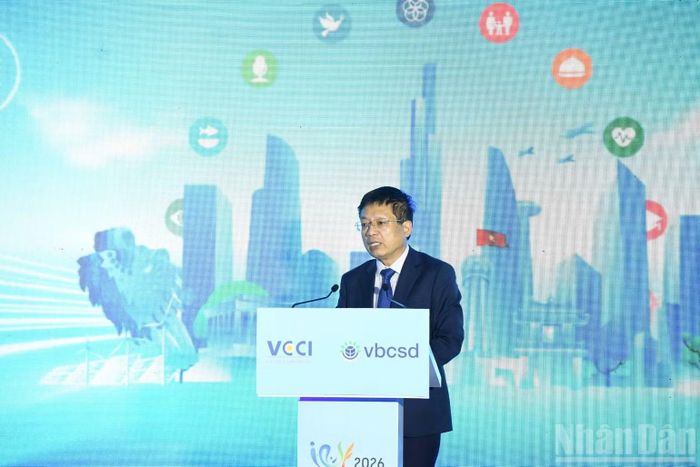 Ông Hồ Sỹ Hùng, Chủ tịch Liên đoàn Thương mại và Công nghiệp Việt Nam (VCCI).