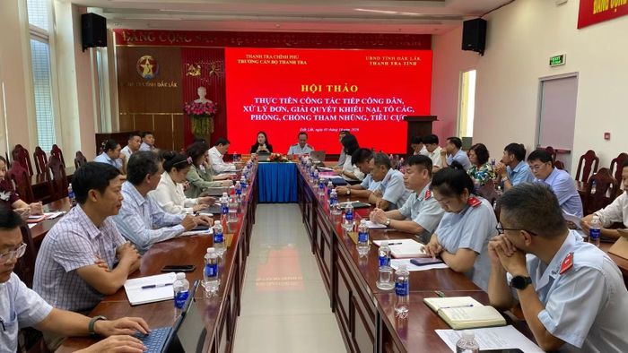 Quang cảnh hội thảo. (Ảnh: NGUYỄN HÀ)