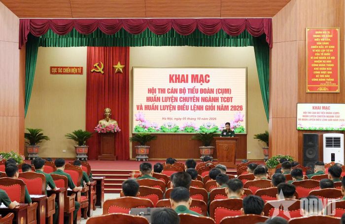Quang cảnh khai mạc hội thi. 