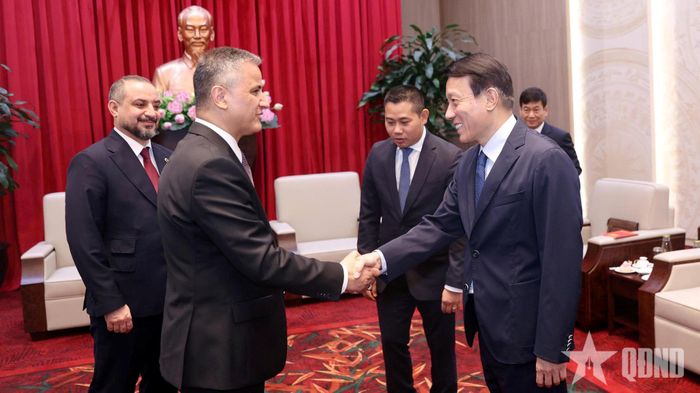 Đại tướng Lương Tam Quang, Ủy viên Bộ Chính trị, Bộ trưởng Bộ Công an tiếp lãnh đạo Tập đoàn ICT và Tập đoàn ANVI của Thổ Nhĩ Kỳ.