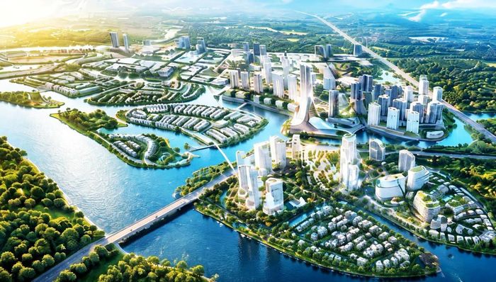 Phối cảnh DAKĐTST Golden Hills sau khi được chấp thuận điều chỉnh tăng vốn đầu tư.