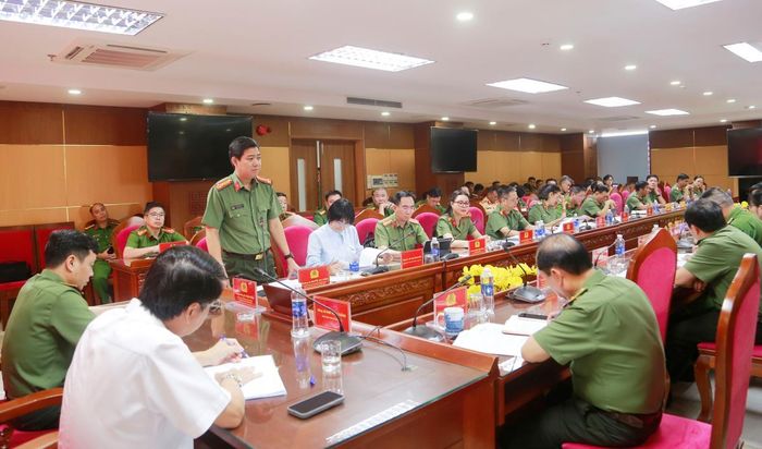 Đại diện đoàn kiểm tra công bố Quyết định, Kế hoạch giám sát đối với Đảng ủy Công an TP Đà Nẵng