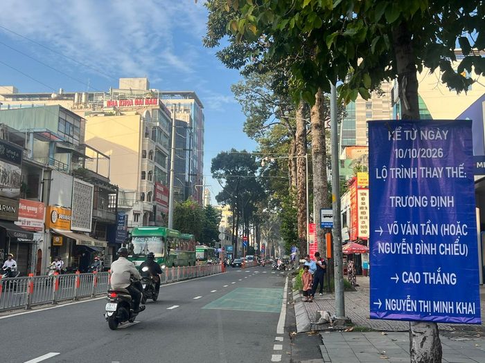 Lộ trình thay thế kể từ ngày 10-10. Ảnh: QUỐC HÙNG