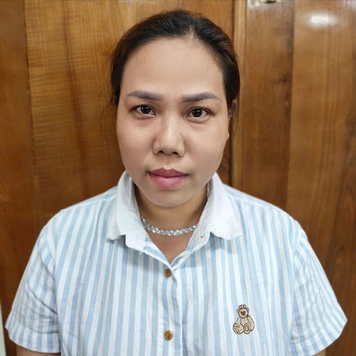  Nguyễn Thị Trinh Nữ tại cơ quan điều tra. Ảnh: CATP 
