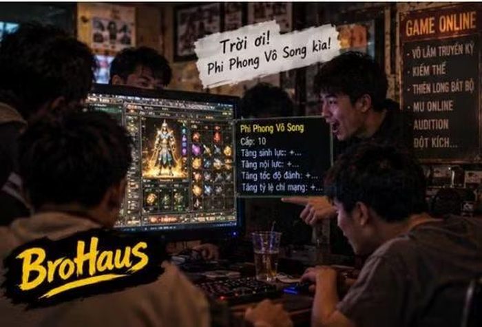 Những trang bị hiếm từng giúp các “đại gia server” trở thành tâm điểm mỗi khi xuất hiện trong game. Ảnh: BroHaus 