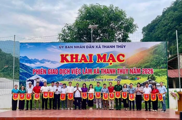 Phiên giao dịch việc làm xã Thanh Thủy năm 2026.