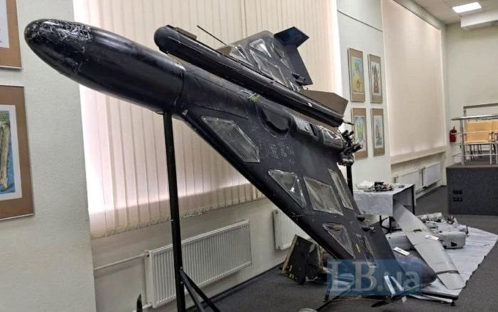 Máy bay không người lái UAV Geran-2 của quân đội Nga. Ảnh: Viktoriya Naydyonova/en.lb.ua