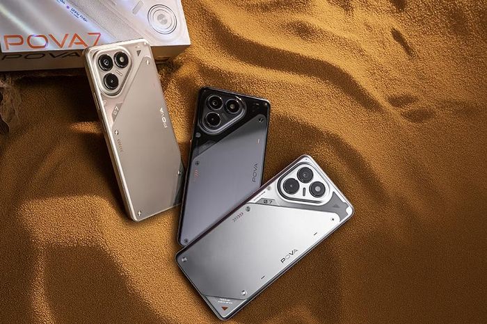 Tecno Pova 7 có pin 7.000 mAh và sạc nhanh 45W.
