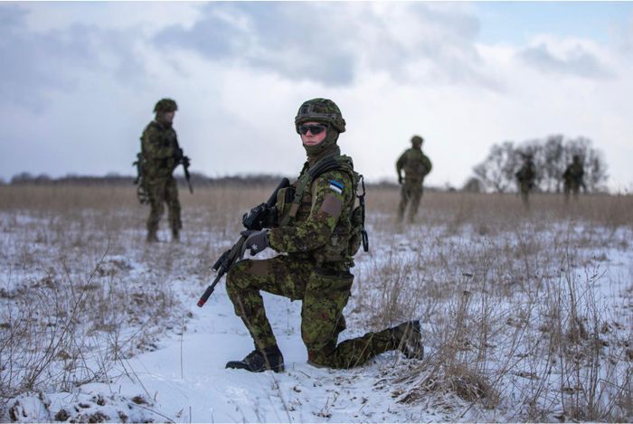 Binh sĩ Estonia. Ảnh: Estonian World