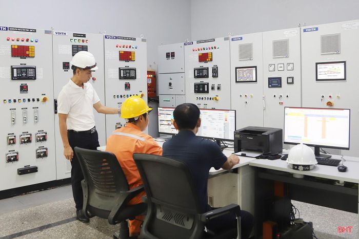 Linh hoạt vận hành, Nhà máy Thủy điện Vũ Quang luôn duy trì ổn định hoạt động sản xuất.