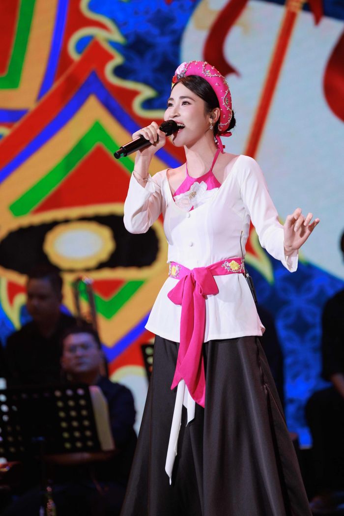  Thí sinh Hoàng Thị Thu Hà. (Ảnh: VTV) 