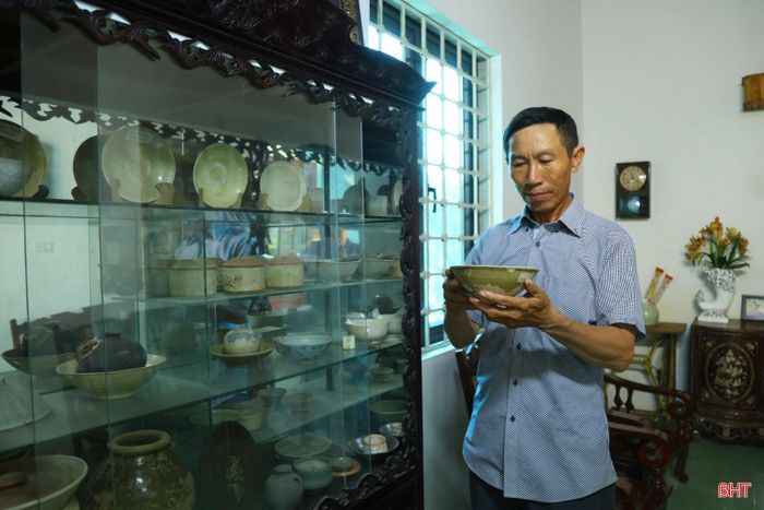 Công việc chính là làm xây dựng nên tôi thường xuyên có mặt ở nhiều địa phương. Mỗi khi đến nơi đâu, nghe người dân báo có đồ cổ, tôi lại tìm đến xem, hỏi thêm về nguồn gốc rồi mới quyết định mua.