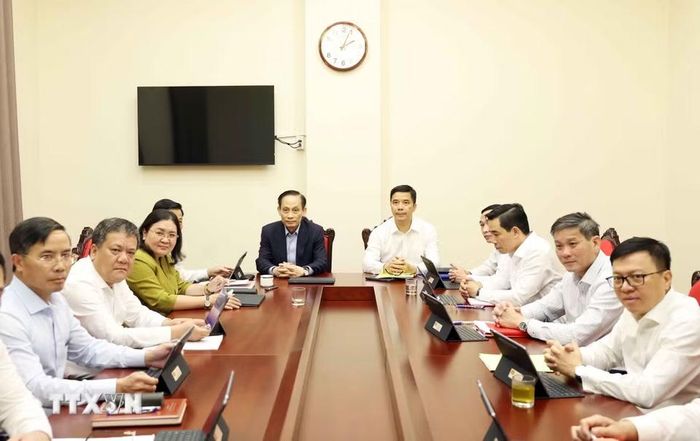 Các đại biểu thảo luận tại tổ. (Ảnh: Thống Nhất/TTXVN)