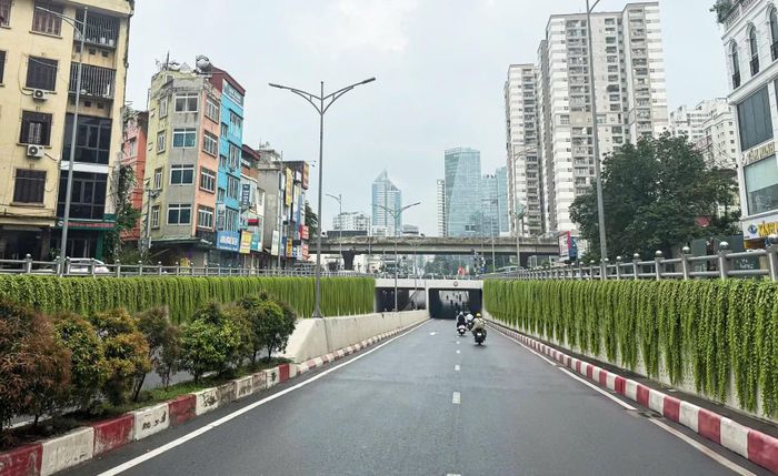 Hà Nội dự kiến phủ xanh hầm đường bộ.