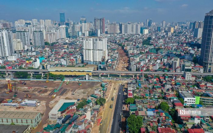 Trong ảnh là nút giao Nguyễn Trãi với Vành đai 2,5.
