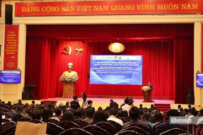 Quang cảnh Diễn đàn quốc tế thường niên về Quản trị công năm 2026 (Ảnh: Hoàng Bích).