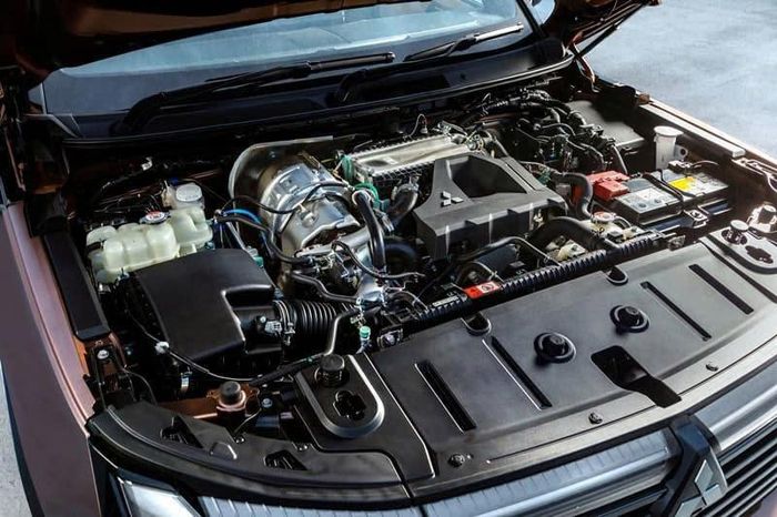 Động cơ của Mitsubishi Pajero thế hệ mới.